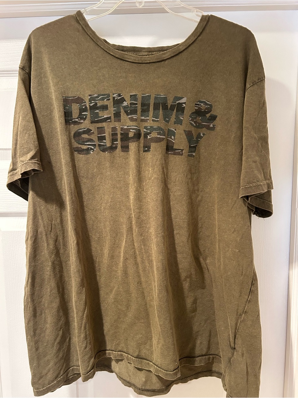 Denim & Supply Ralph Lauren Olive Graphic Short-Sleeve Tee
